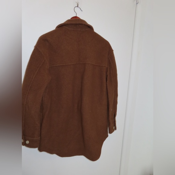 Aritzia - Wilfred Free Wool Shacket - dark brown - Picture 5 of 5